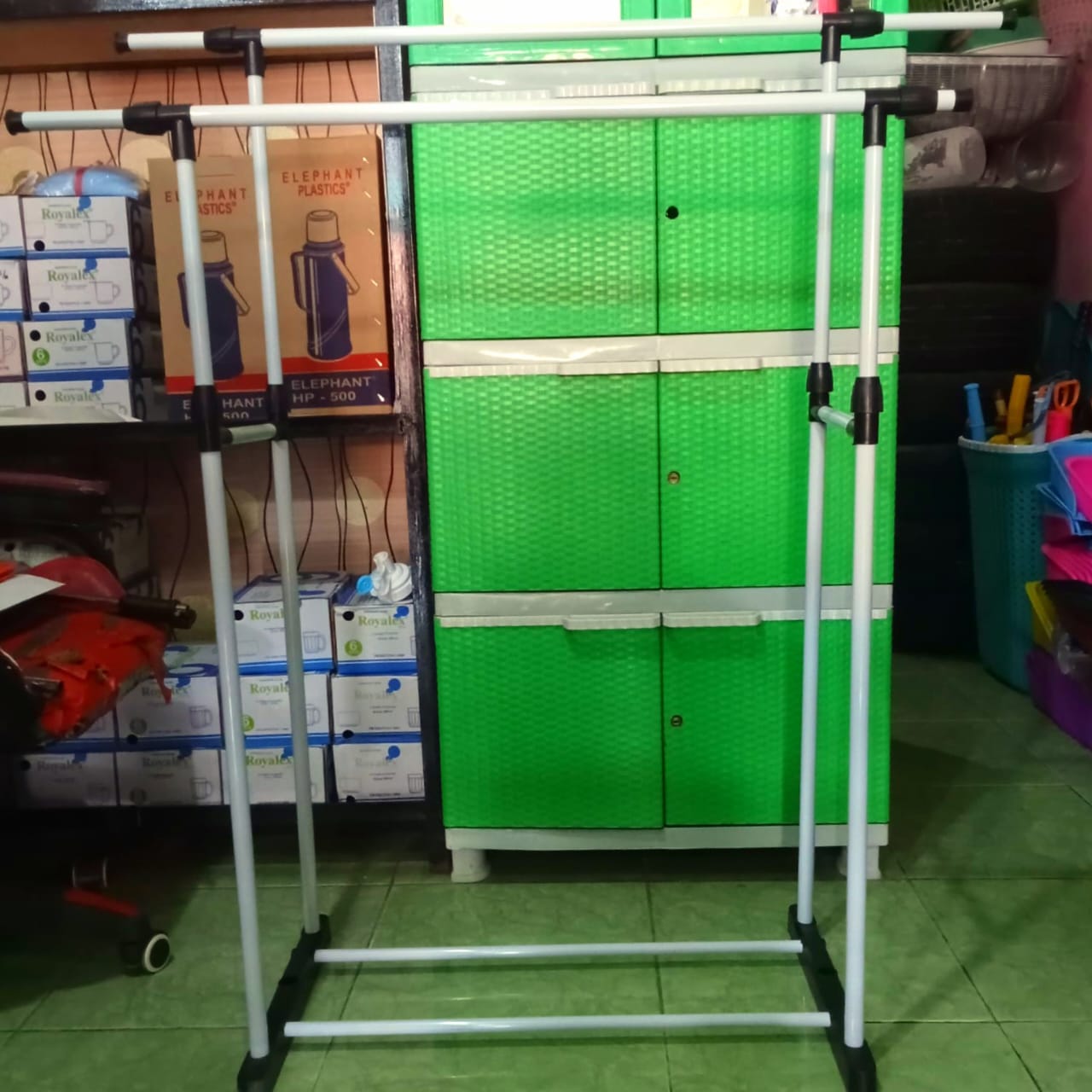 Rak double pole dus kuning