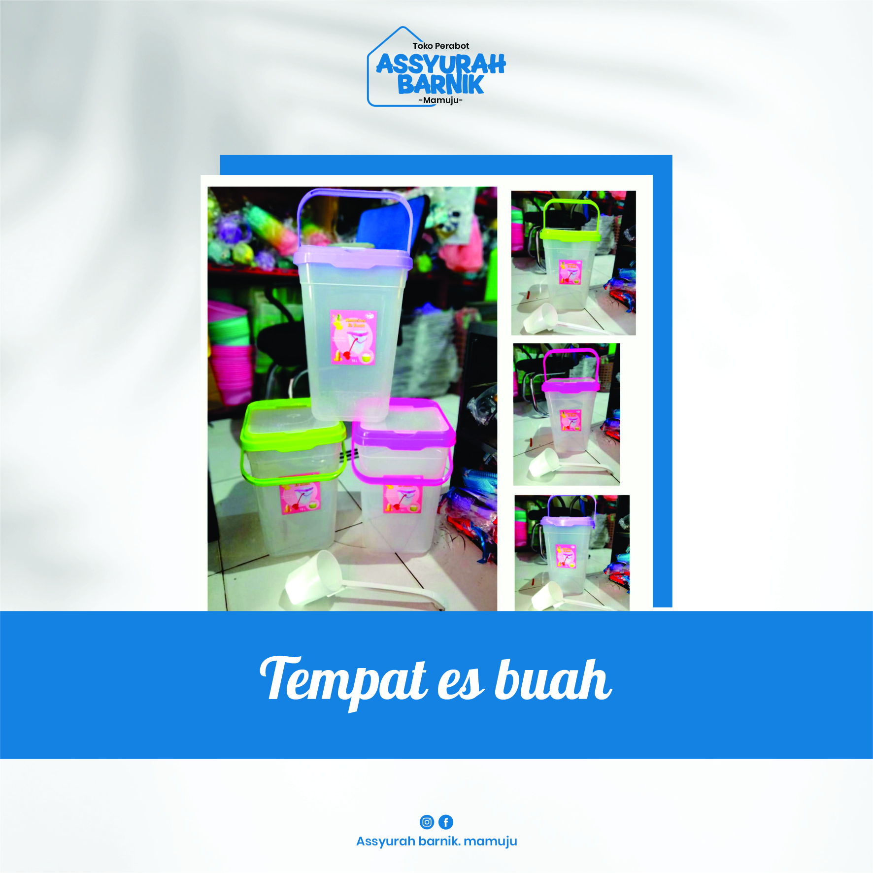 Tempat es buah 15 liter