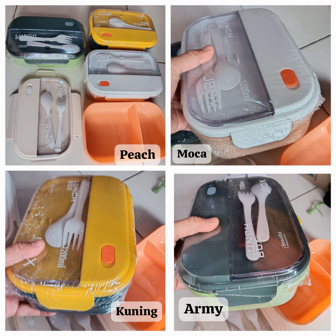 Kotak bekal sport 2 sekat