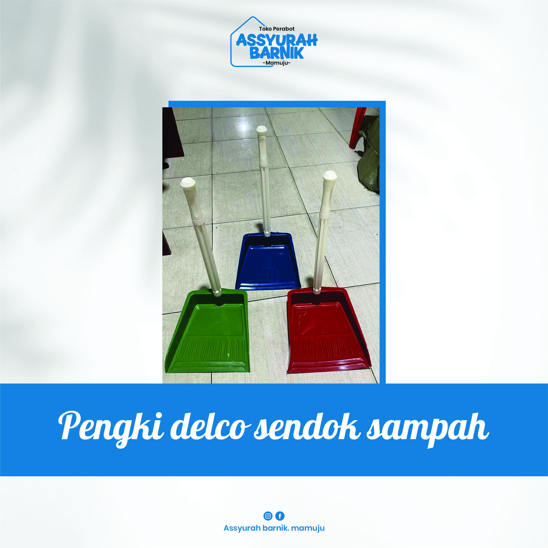 Pengki delco sendok sampah