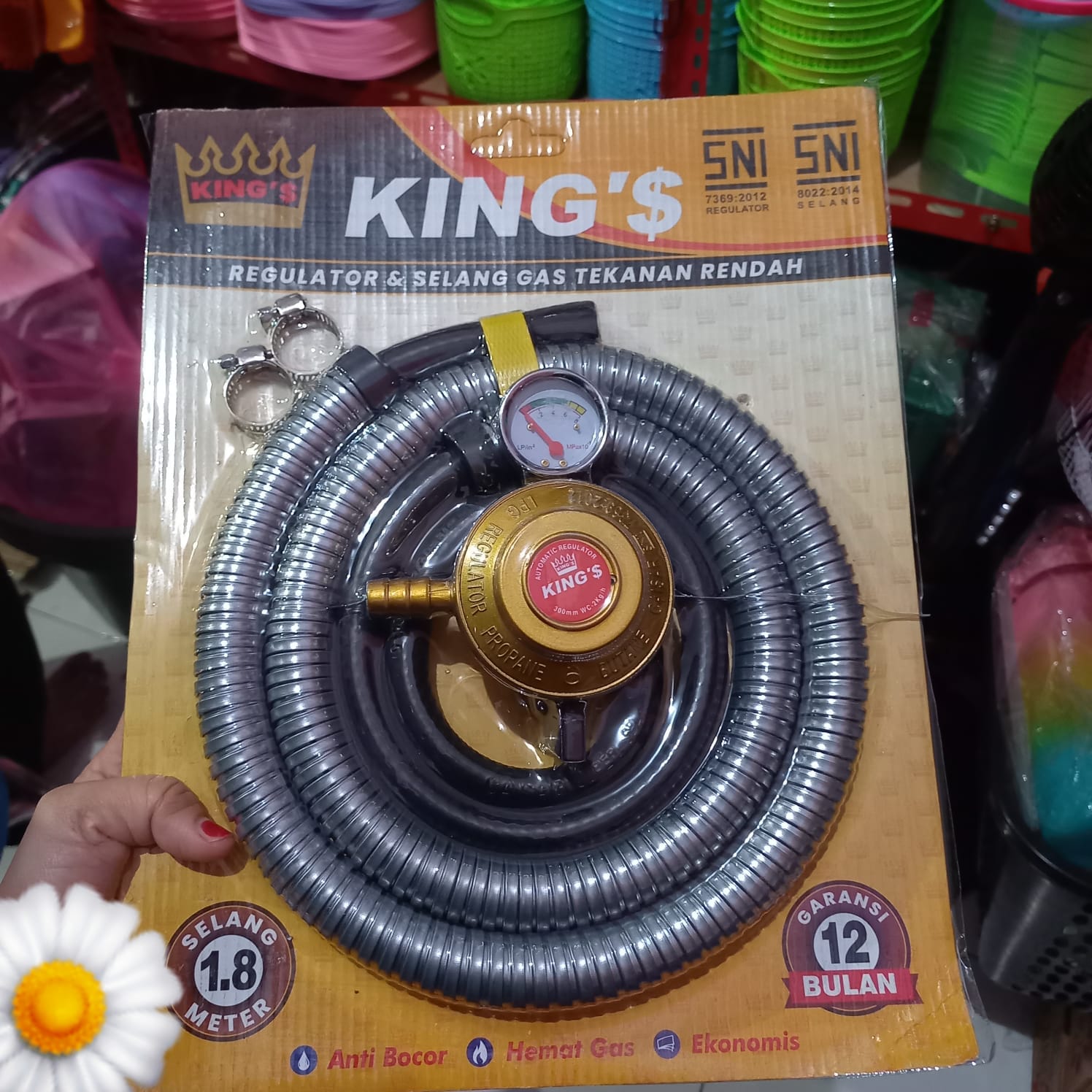 Selang kompor regulator