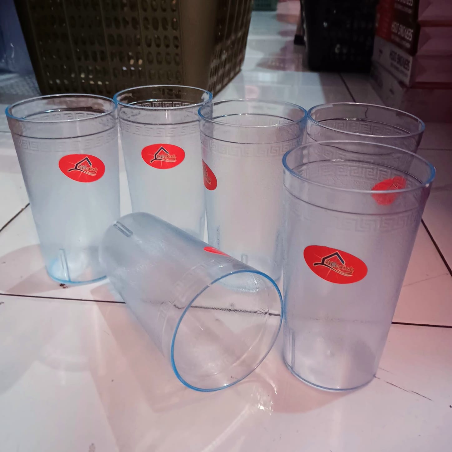 Gelas bening alexis isi 6pcs