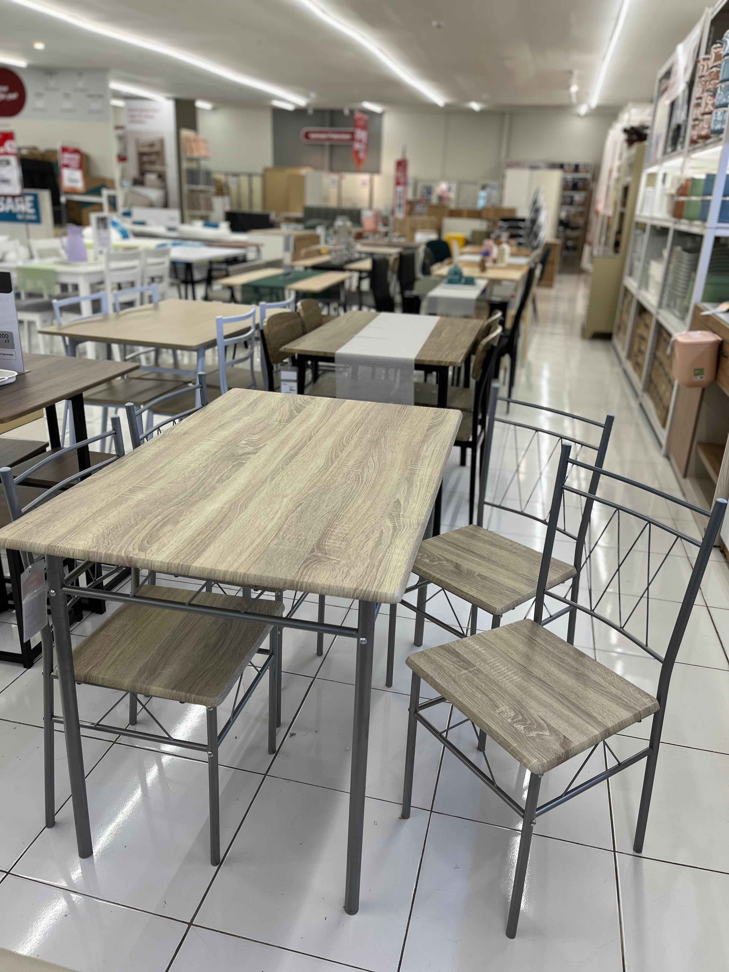 Meja makan set 4 kursi SELMA