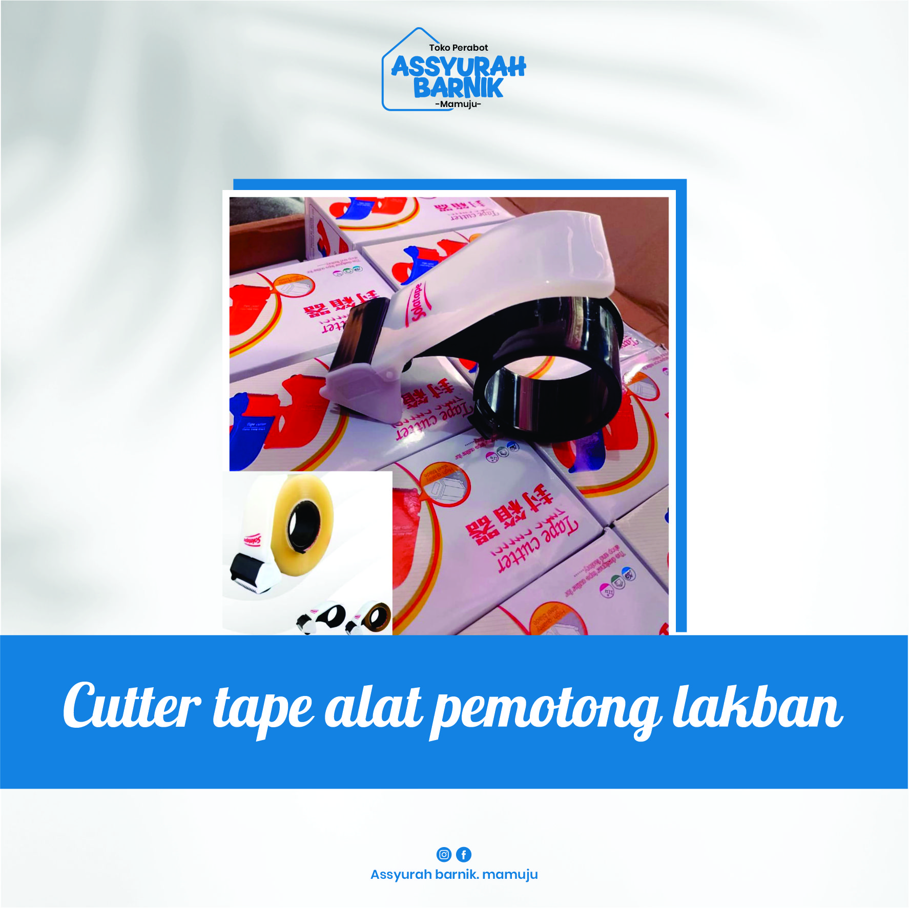 Cutter tape alat pemotong lakban jumbo
