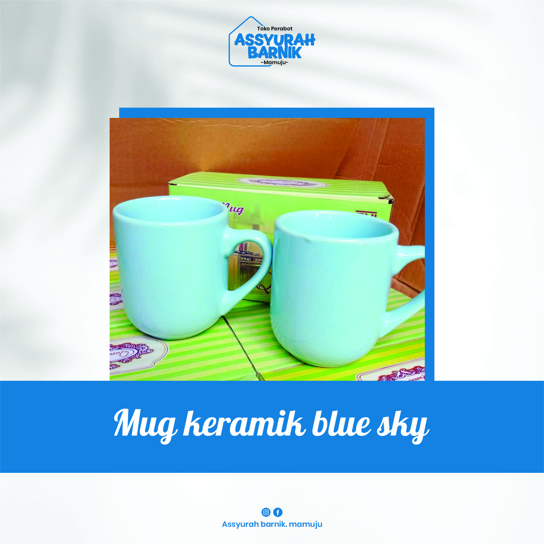 Mug keramik blue sky