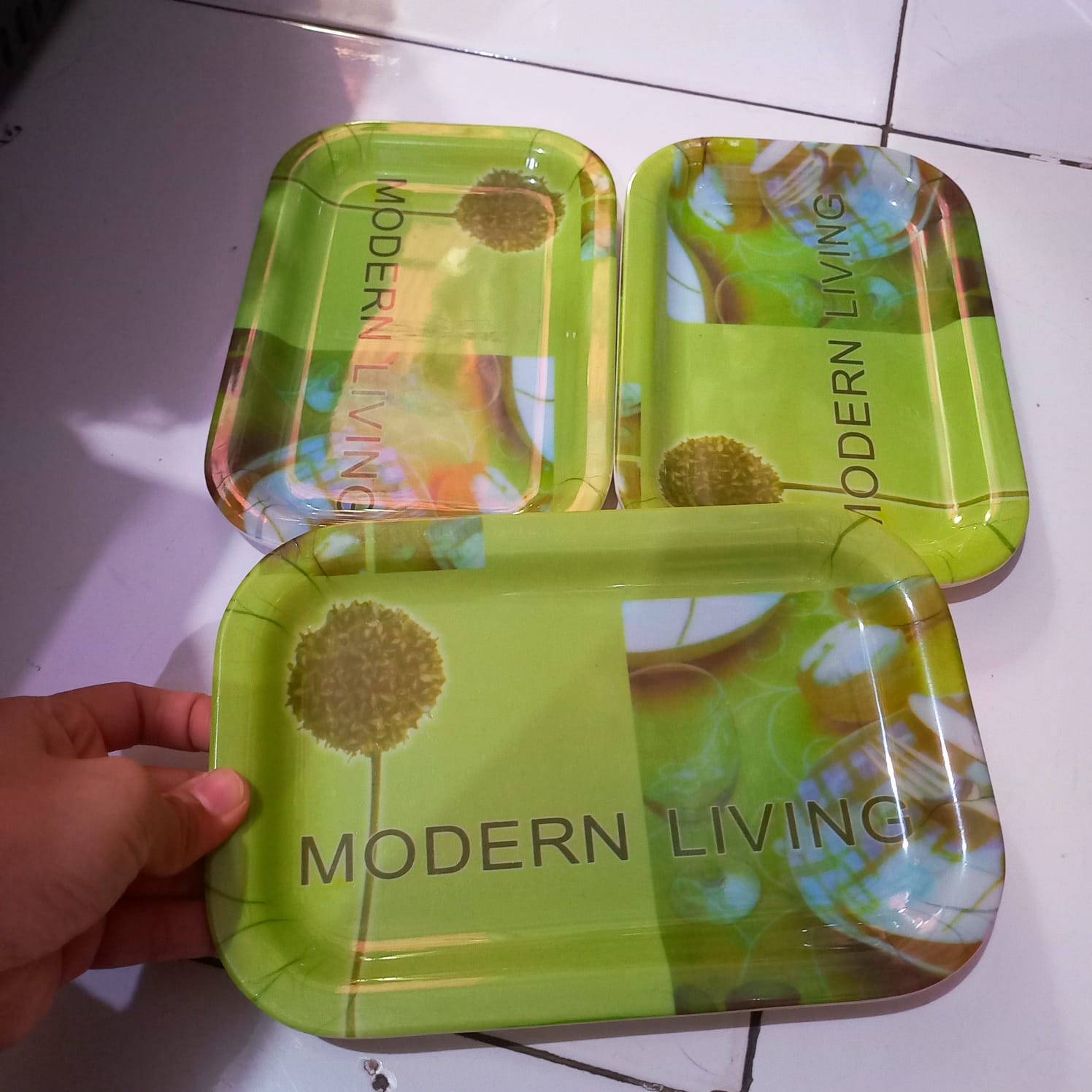 Nampan tisu melamin @ 2 biji