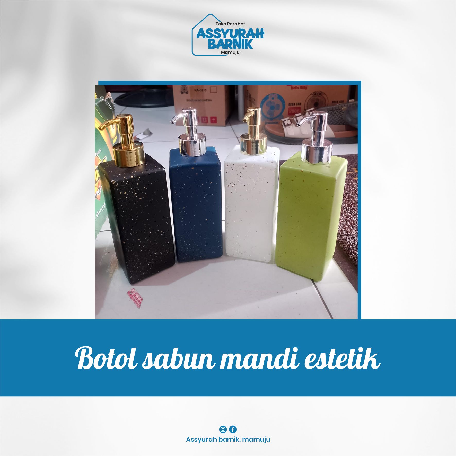 Botol sabun mandi estetik 500 ml