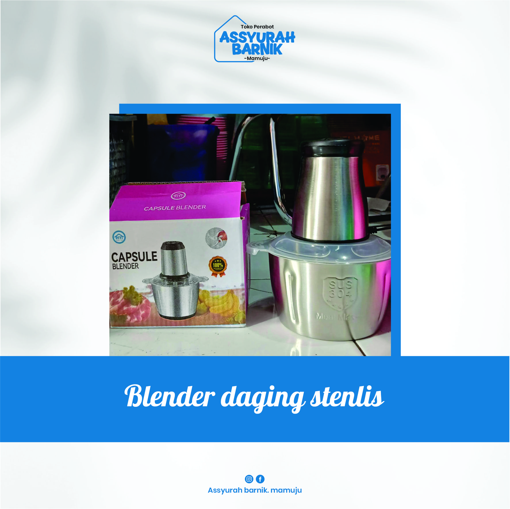 Blender daging stenlis