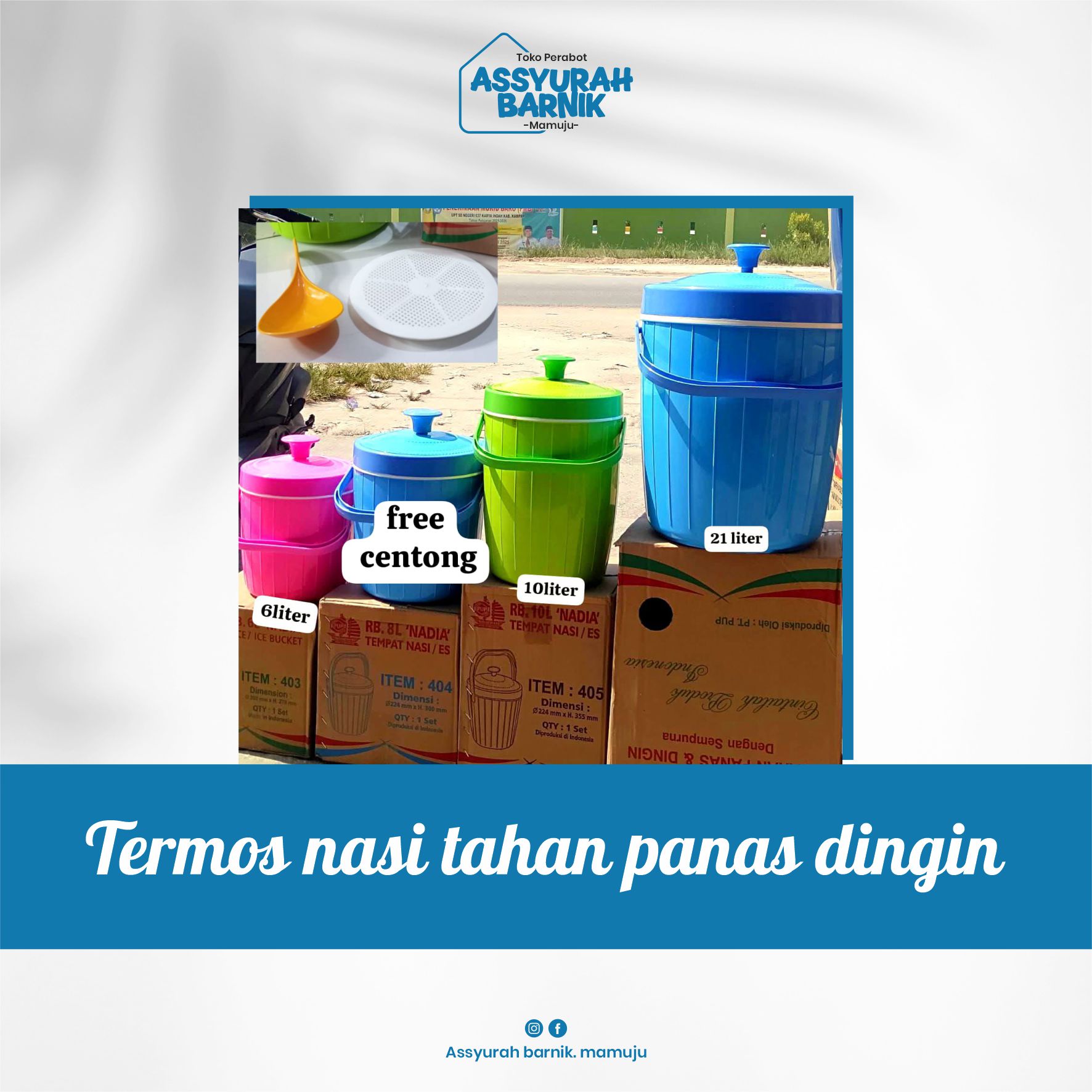 Termos nasi 6 liter