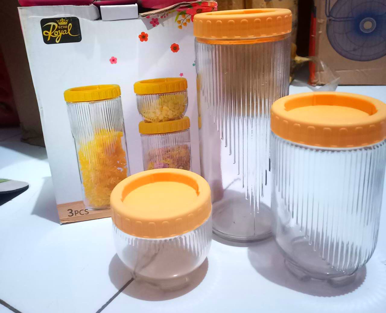 Toples kaca royal 3in1
